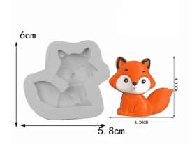Molde silicona zorrito chico